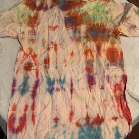 NWT rose all day & night tie dye short sleeve tee - Picture 6 of 6